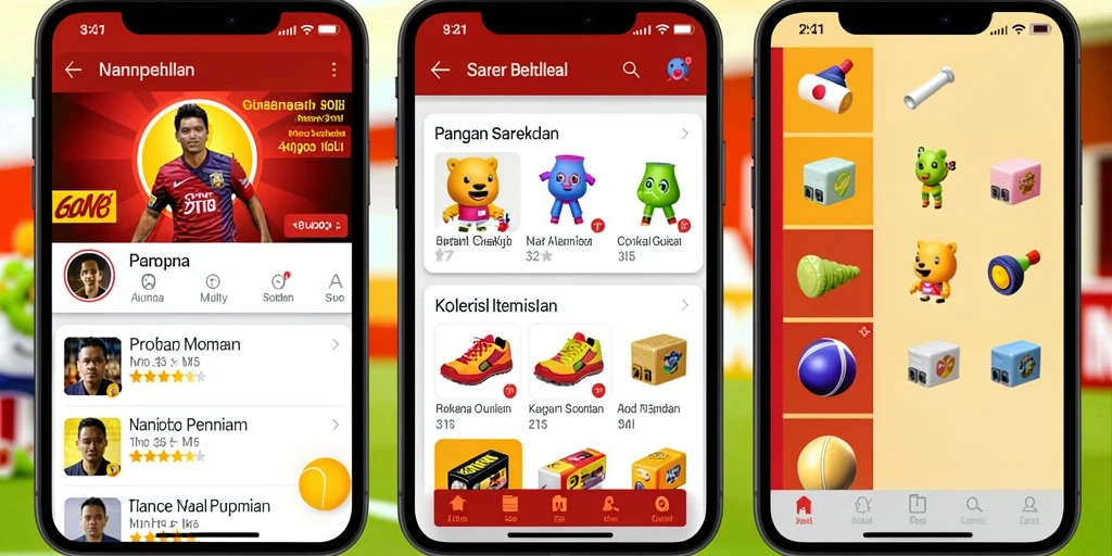 Tampilan antarmuka yang menarik dan user-friendly.