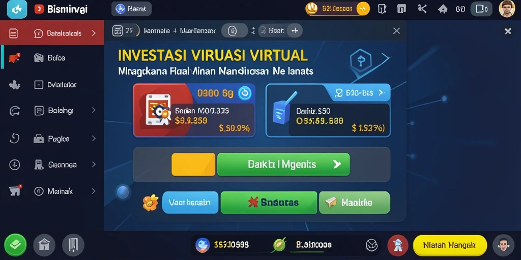 Tampilan utama A7777 yang menarik dan mudah dinavigasi.