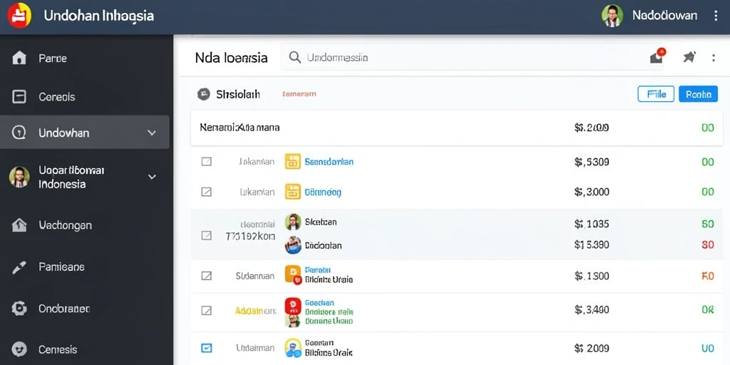 Tampilan antarmuka yang intuitif dan menarik.