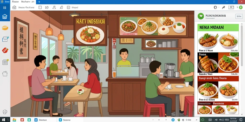 Tampilan antarmuka yang ramah pengguna dan intuitif.