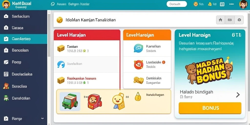 Tampilan grafis yang memukau dan penuh warna.