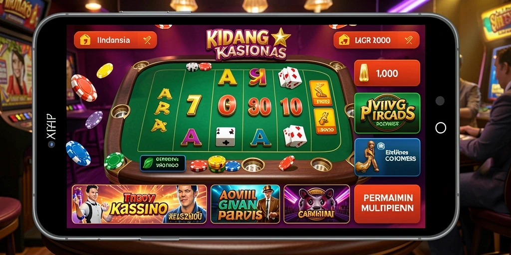 Screenshot menunjukkan tampilan antarmuka yang intuitif dan menarik.