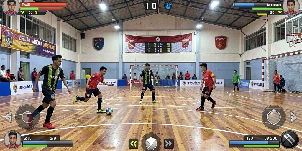 Tampilan antarmuka aplikasi yang sederhana dan modern.
