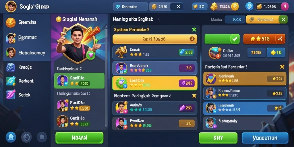 Tampilan antarmuka pengguna yang intuitif.