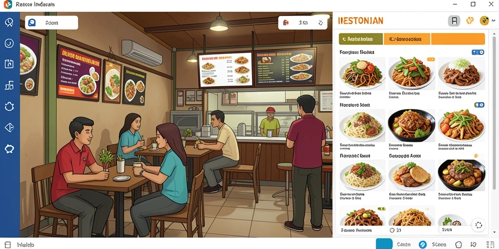 Tampilan antarmuka SPN88 yang menarik dan sederhana.